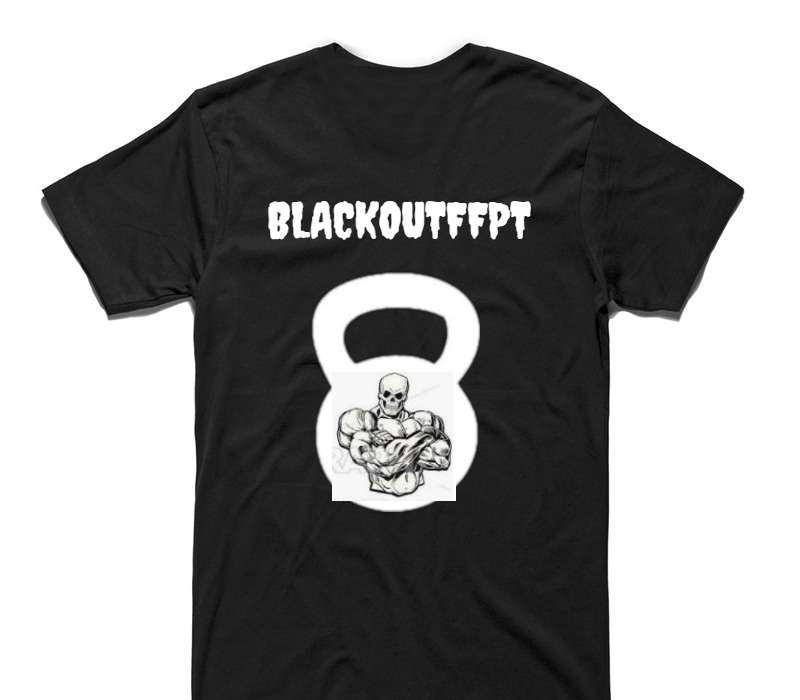 Custom AS Colour 100% Cotton Black T-Shirt