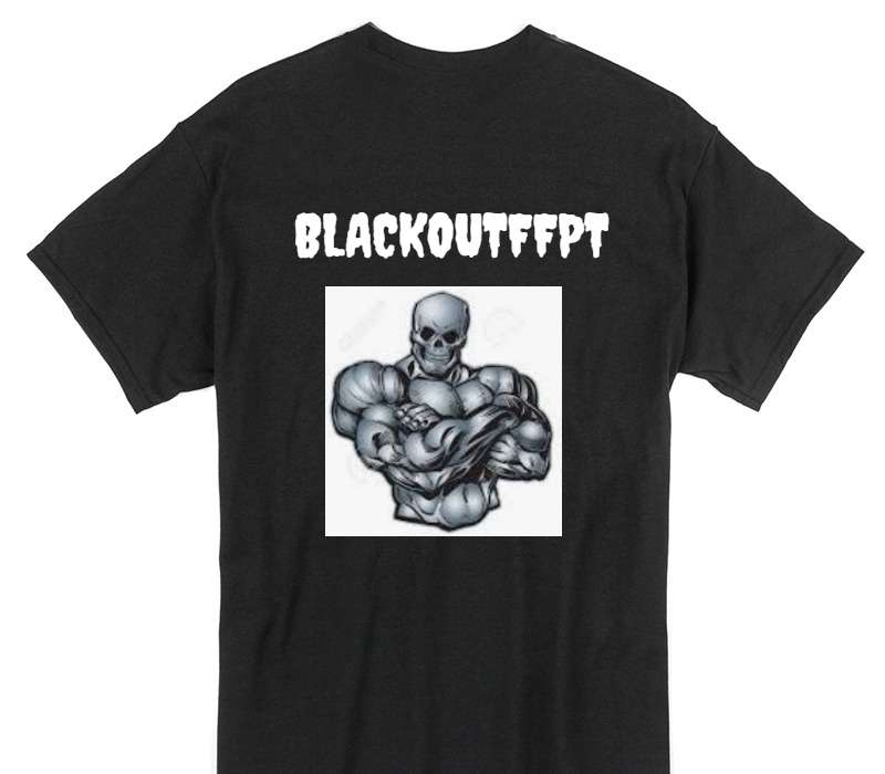 Custom Gildan 100% Cotton Black T-Shirt