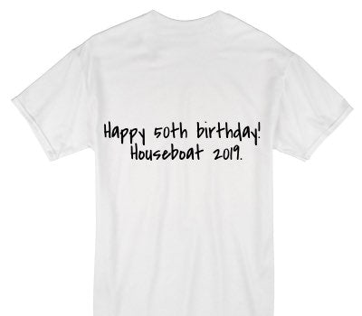 Custom Gildan 100% Cotton White T-Shirt