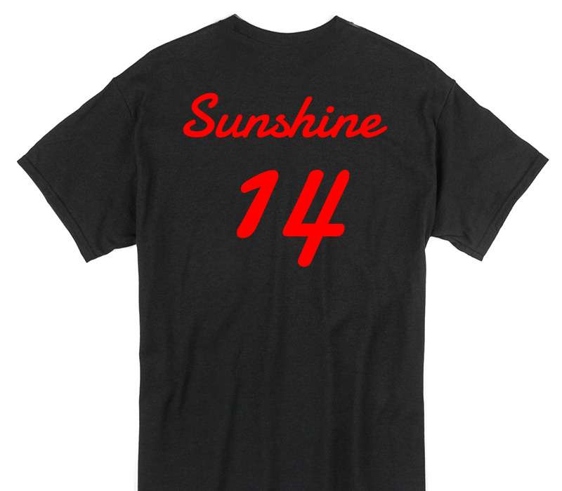 Custom Gildan 100% Cotton Black T-Shirt