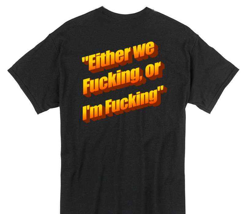 Custom Gildan 100% Cotton Black T-Shirt