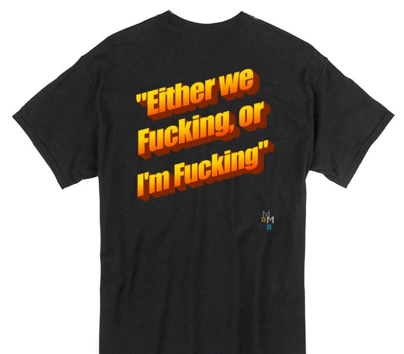 Custom Gildan 100% Cotton Black T-Shirt