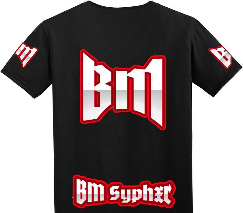 Custom Adult Soft Style 100% Cotton Black T-Shirt