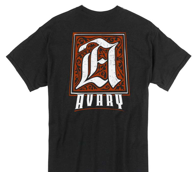 Custom Gildan 100% Cotton Black T-Shirt