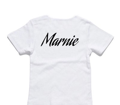 Custom AS Colour White Baby T-Shirt