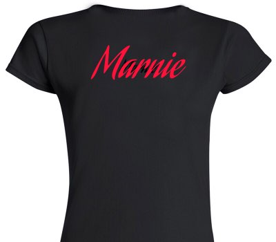 Custom Womens Soft Style 100% Cotton Black T-Shirt