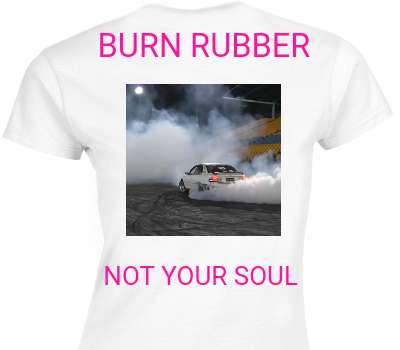 Custom Womens Soft Style 100% Cotton White T-Shirt