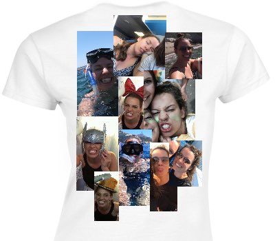 Custom Womens Soft Style 100% Cotton White T-Shirt