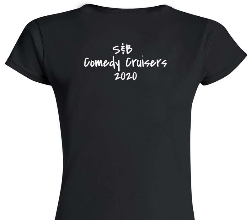Custom Womens Soft Style 100% Cotton Black T-Shirt