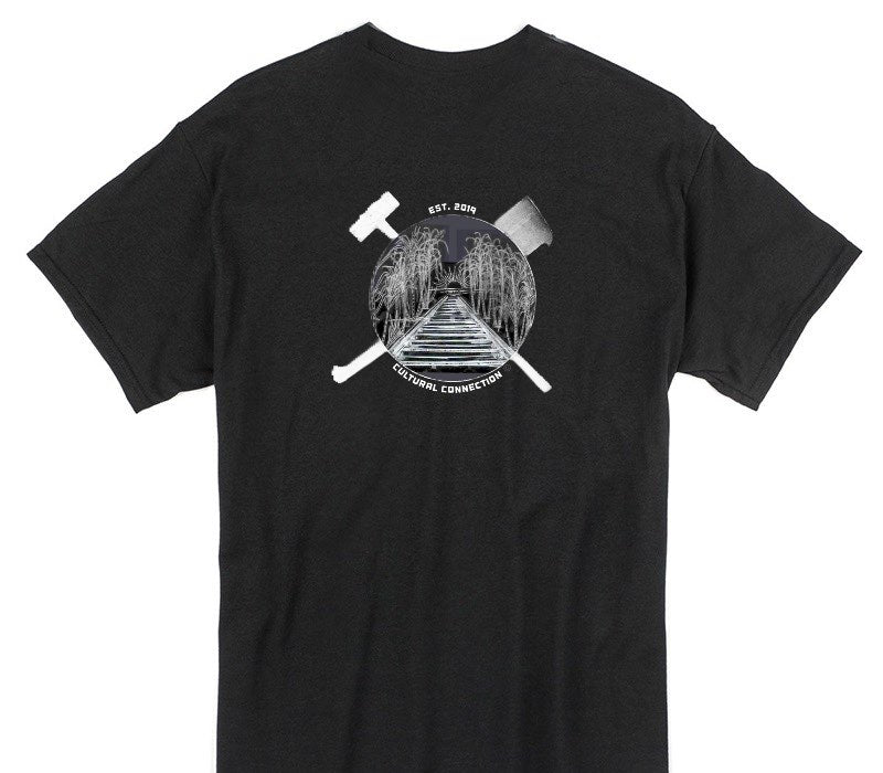 Custom Gildan 100% Cotton Black T-Shirt