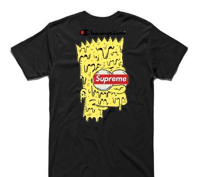 Custom AS Colour 100% Cotton Black T-Shirt