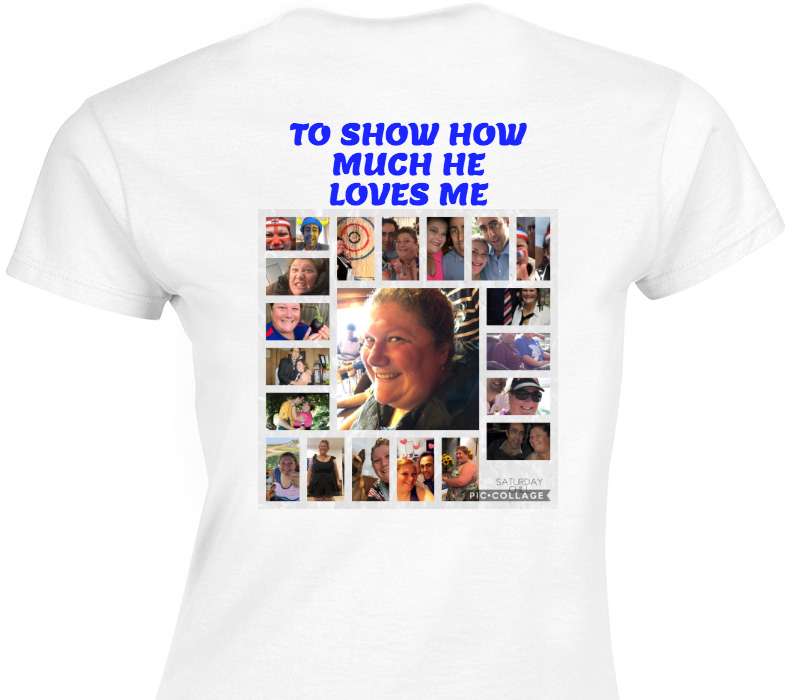 Custom Womens Soft Style 100% Cotton White T-Shirt