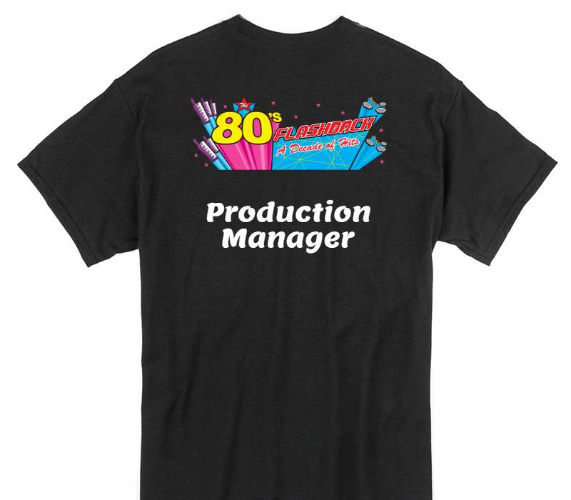 Custom Gildan 100% Cotton Black T-Shirt