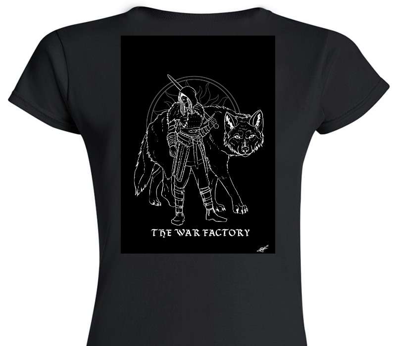 Custom Womens Soft Style 100% Cotton Black T-Shirt