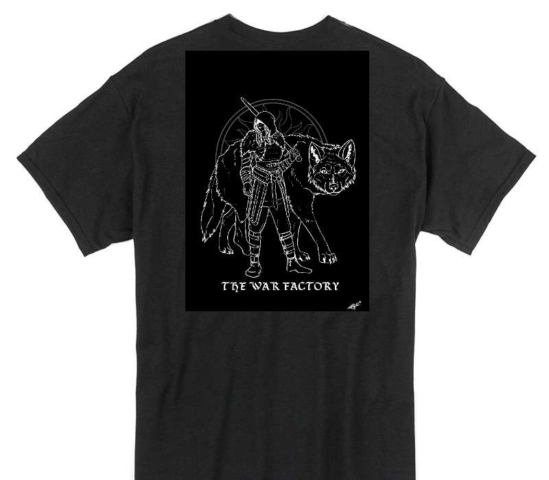Custom Gildan 100% Cotton Black T-Shirt