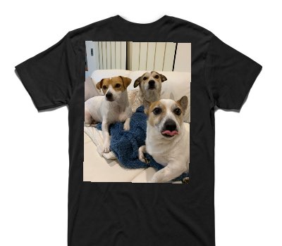 Custom AS Colour 100% Cotton Black T-Shirt