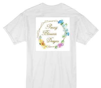 Custom Gildan 100% Cotton White T-Shirt