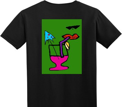 Custom Adult Soft Style 100% Cotton Black T-Shirt