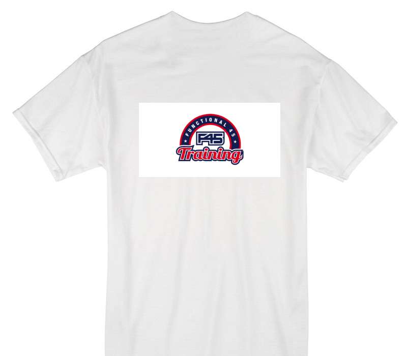 Custom Gildan 100% Cotton White T-Shirt