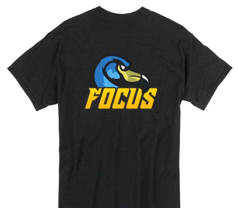 Custom Gildan 100% Cotton Black T-Shirt