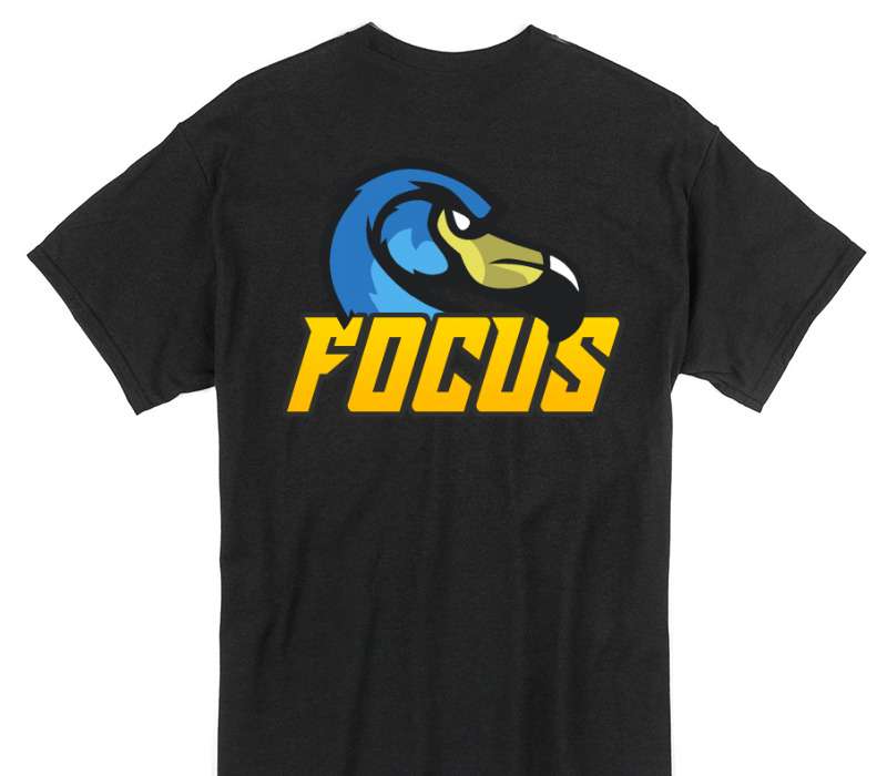 Custom Gildan 100% Cotton Black T-Shirt