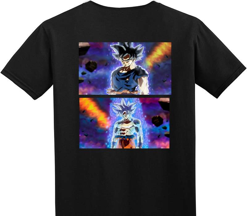 Custom Adult Soft Style 100% Cotton Black T-Shirt