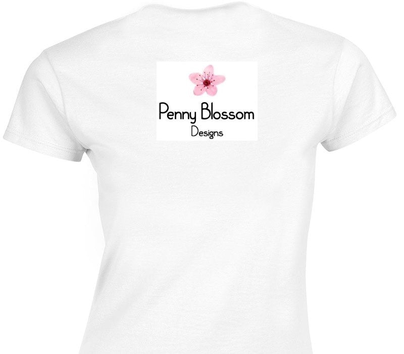 Custom Womens Soft Style 100% Cotton White T-Shirt