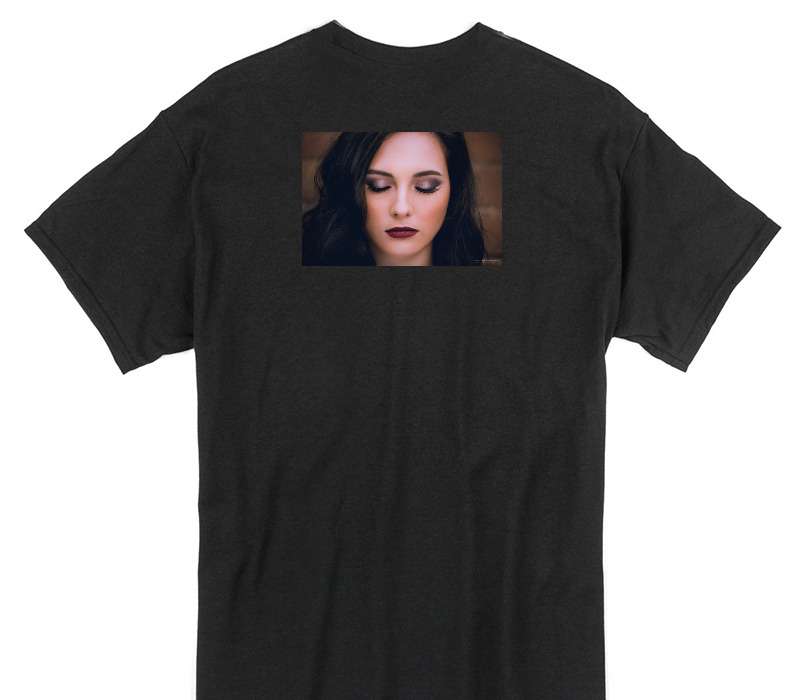 Custom Gildan 100% Cotton Black T-Shirt