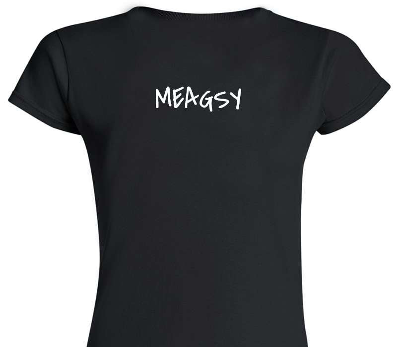 Custom Womens Soft Style 100% Cotton Black T-Shirt
