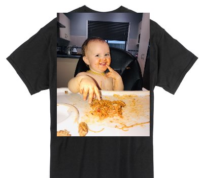 Custom Gildan 100% Cotton Black T-Shirt