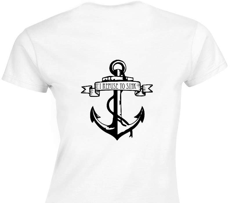 Custom Womens Soft Style 100% Cotton White T-Shirt