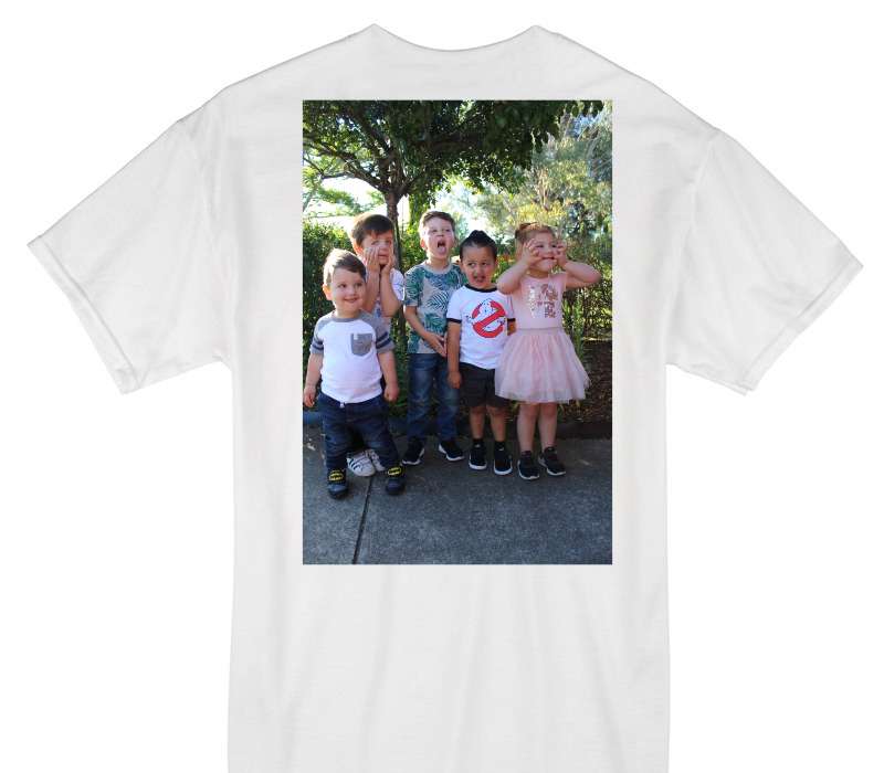 Custom Gildan 100% Cotton White T-Shirt