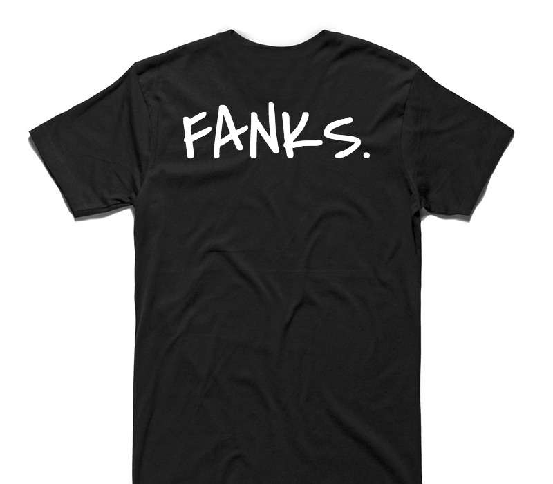Custom AS Colour 100% Cotton Black T-Shirt