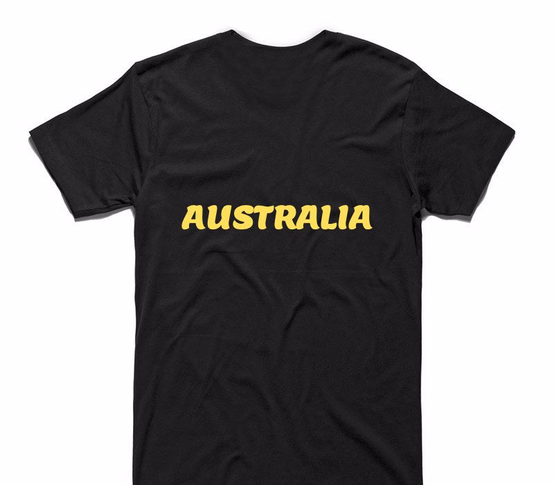 Custom AS Colour 100% Cotton Black T-Shirt