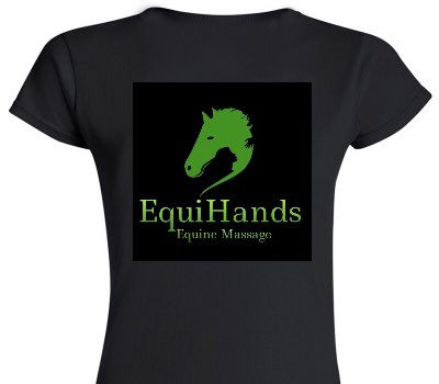 Custom Womens Soft Style 100% Cotton Black T-Shirt