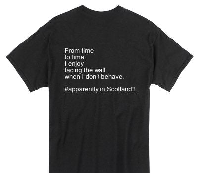 Custom Gildan 100% Cotton Black T-Shirt
