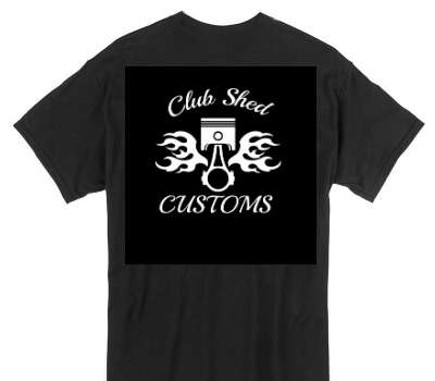 Custom Gildan 100% Cotton Black T-Shirt