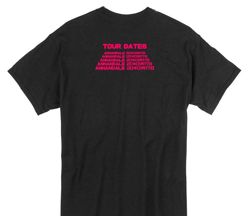 Custom Gildan 100% Cotton Black T-Shirt