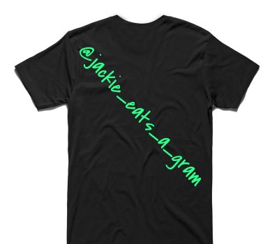 Custom AS Colour 100% Cotton Black T-Shirt