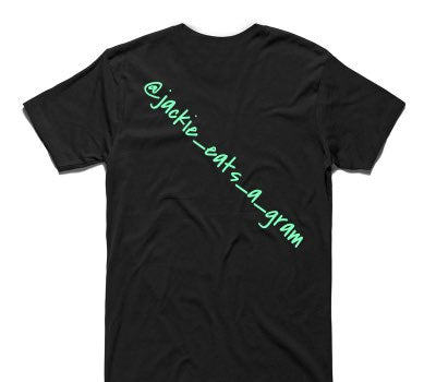 Custom AS Colour 100% Cotton Black T-Shirt
