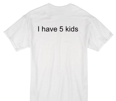 Custom Gildan 100% Cotton White T-Shirt