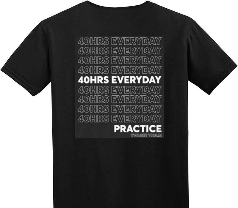 Custom Adult Soft Style 100% Cotton Black T-Shirt