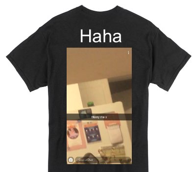 Custom Gildan 100% Cotton Black T-Shirt