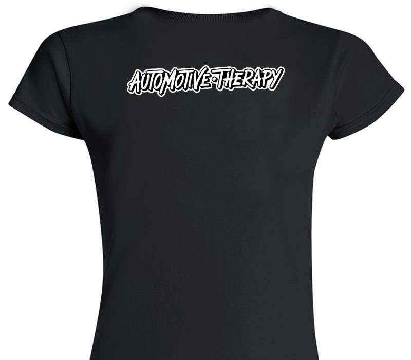 Custom Womens Soft Style 100% Cotton Black T-Shirt