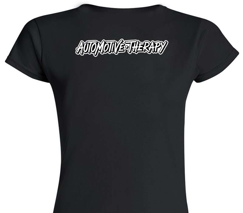 Custom Womens Soft Style 100% Cotton Black T-Shirt