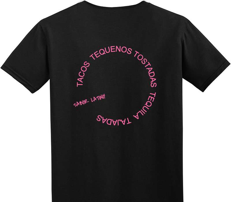 Custom Adult Soft Style 100% Cotton Black T-Shirt