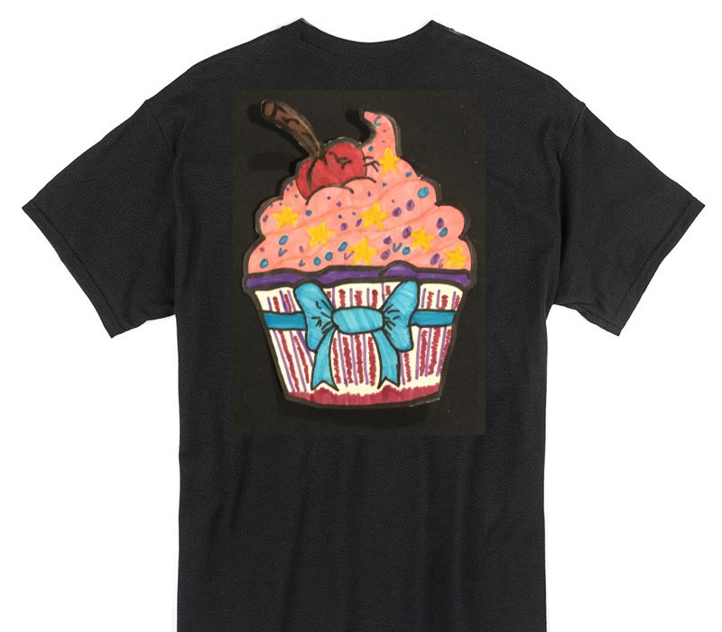 Custom Gildan 100% Cotton Black T-Shirt