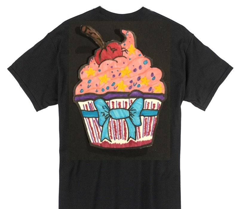 Custom Gildan 100% Cotton Black T-Shirt