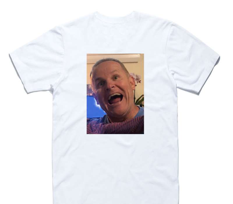 Custom AS Colour 100% Cotton White T-Shirt