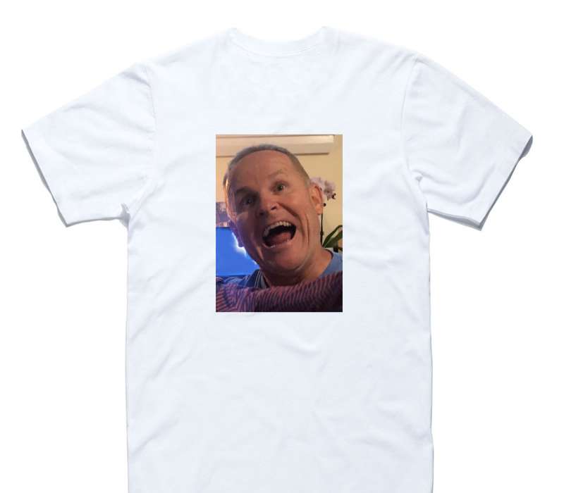 Custom AS Colour 100% Cotton White T-Shirt